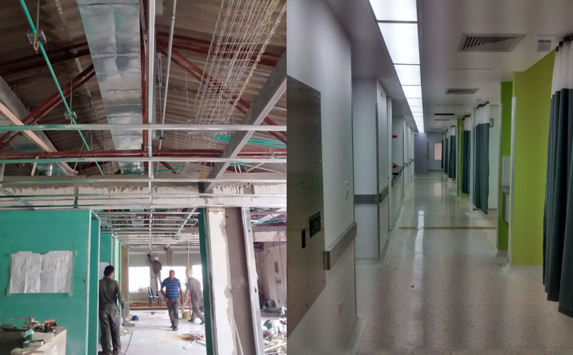 + Mantenimiento de infraestructura